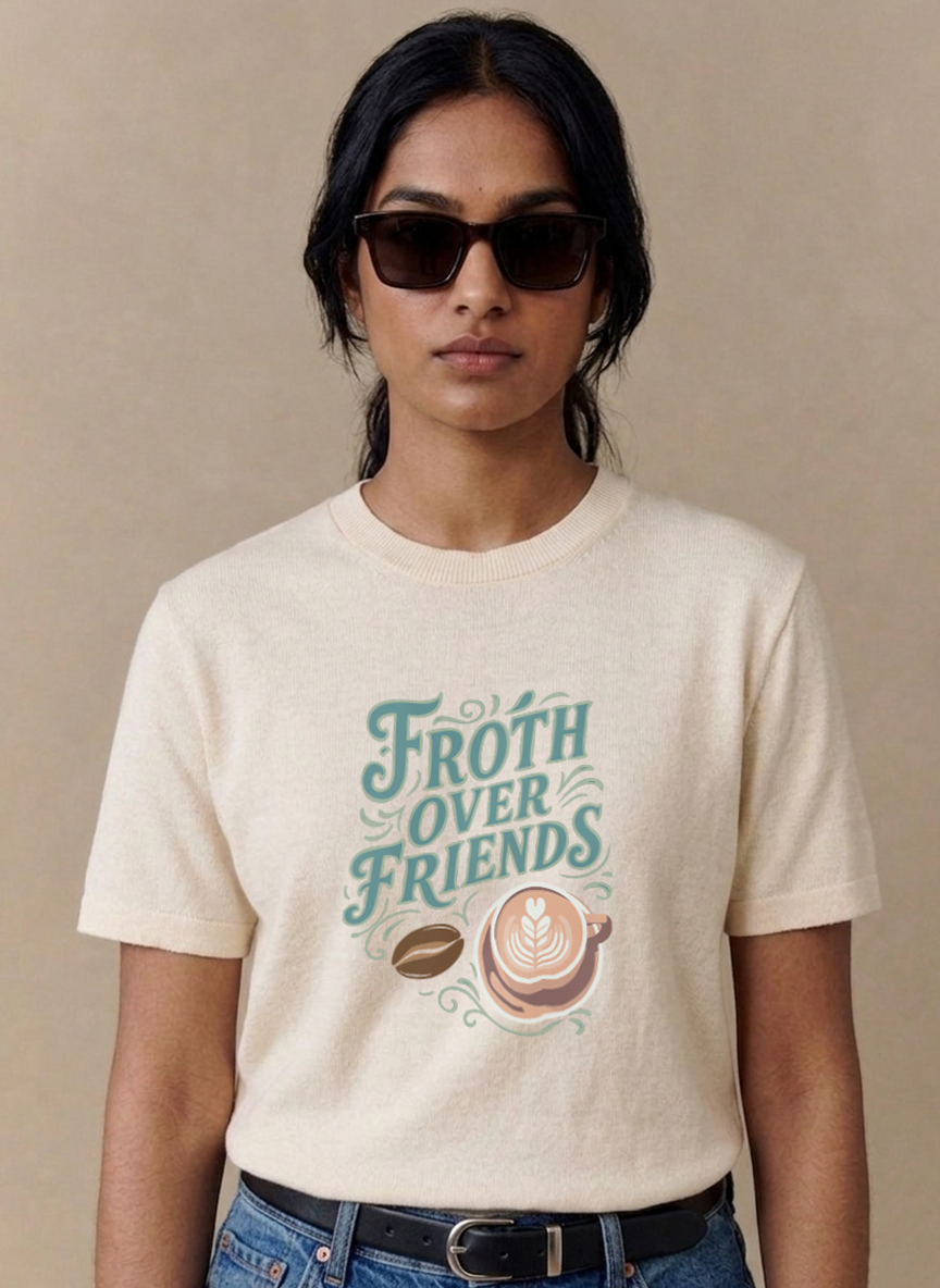 Froth Over Friends Tee